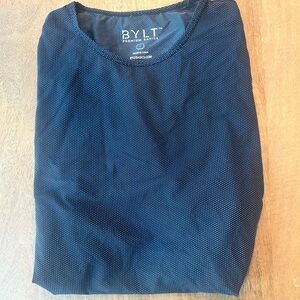 BYLT Premium Basics Black Micro Pattern - Men’s L - Performance Tee